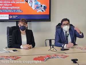 Alessio D'Amato e Daniela Donetti