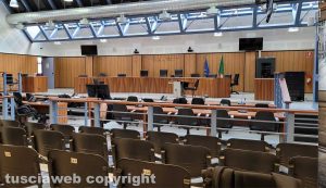 Tribunale di Viterbo - L'aula di corte d'assise