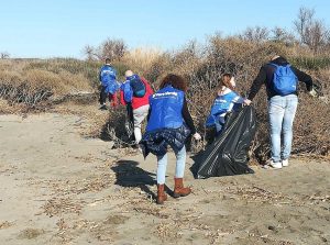 Tarquinia - Fare verde ripulisce la spiaggia di Spinicci