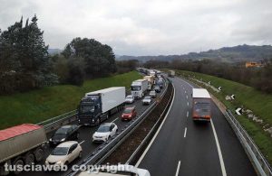 Traffico sull'autostrada A1 - Foto di repertorio