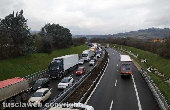 Traffico sull'autostrada A1 - Foto di repertorio