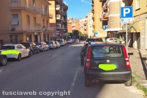Viterbo - Parcheggi in via Vicenza