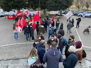 Viterbo - La manifestazione della Rete degli studenti medi