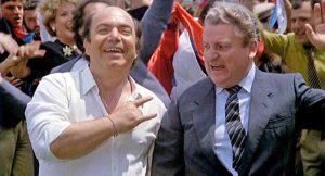 Lino Banfi e Camillo Milli nel film "L'allenatore nel pallone"