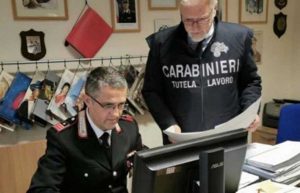 Carabinieri tutela lavoro