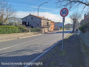 Montefiascone - La Cassia Nord in località "Grilli
