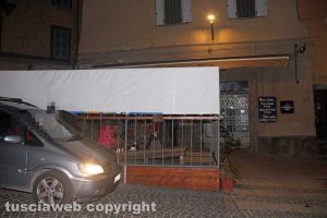 Viterbo - Il bar in via Cairoli