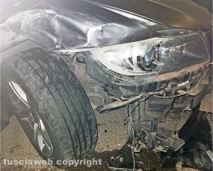 Viterbo - Incidente in via Campo Graziano alla Quercia
