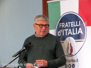 Viterbo - Umberto Fusco alla convention di Fratelli d'Italia
