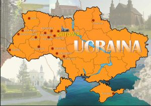 Mappa dei conventi frati minori in Ucraina