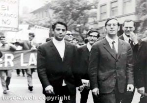Milano – Renzo Trappolini con i giovani dc contro la Nato nel maggio 1969
