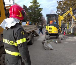 Viterbo - Fuga di gas in via Monte Cervino