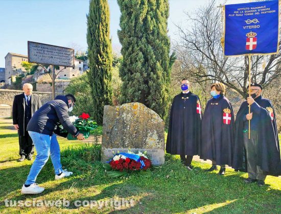 Viterbo - L'omaggio alle vittime delle foibe