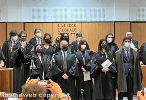 Il giuramento dei neo avvocati