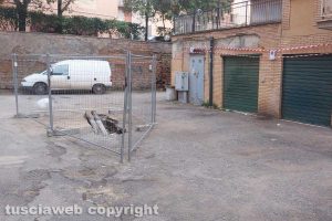 Viterbo - I lavori in via della Pila