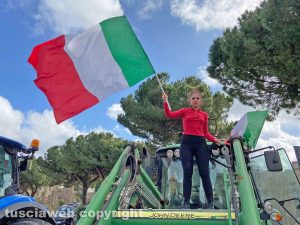 Viterbo - La manifestazione degli allevatori