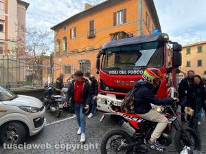 Viterbo - Scatta l'allarme antincendio al Liceo Ruffini