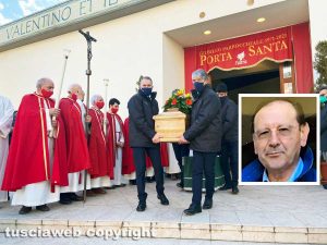 Viterbo - I funerali di Angelo Lucentini