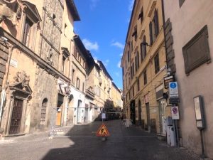 Viterbo - Chiusura via Roma