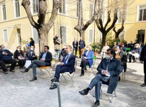 Roma - L’assessore Alessio D'amato al centro per le cure palliative "Casa Antea"