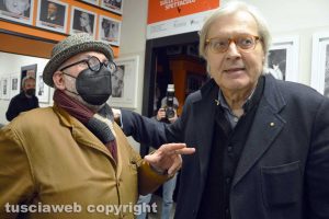 Viterbo - Paolo Pelliccia e Vittorio Sgarbi