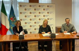 Roma - La firma del protocollo tra Corecom e Arpa