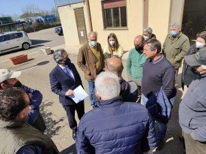 Tarquinia - Gli agricoltori incontrano il sottosegretario Battistoni