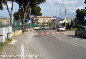 Viterbo - L'ingresso del campo scuola