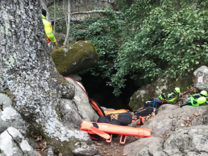 Monte Venere - Soccorso alpino in azione