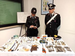 Oriolo Romano - La refurtiva recuperata da carabinieri