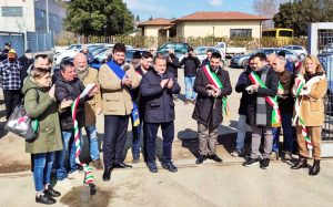Graffignano - L'inaugurazione dell'isola ecologica comunale