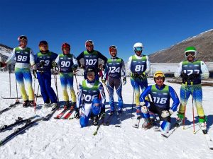 Sport - La squadra dello Sci club Viterbo a Campo Felice