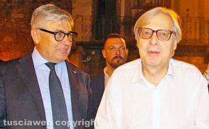 Umberto Fusco e Vittorio Sgarbi