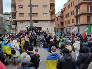 Viterbo - Manifestazione contro la guerra in Ucraina