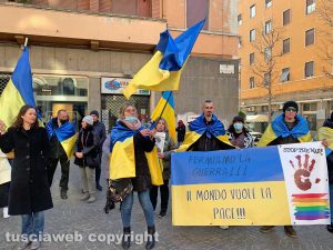 Viterbo - Manifestazione contro la guerra in Ucraina