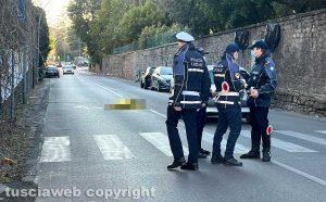Viterbo - Pedone investito in via del Pilastro