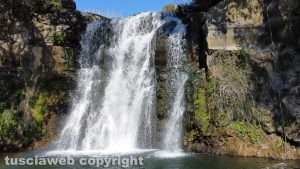 Le cascate del Salabrone a Farnese