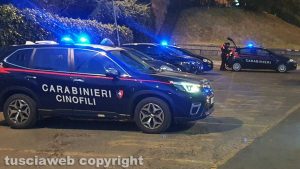 Viterbo - Un posto di controllo dei carabinieri - Foto di repertorio