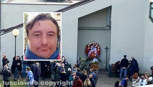 Viterbo - San Lazzaro - I funerali di Claudio Carolini