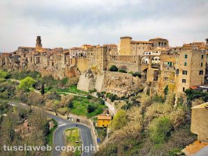 Veduta di Pitigliano