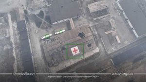 Guerra in Ucraina - Mariupol - Bombardato un edificio della Croce rossa