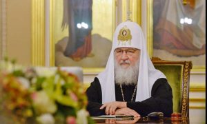 Il patriarca Kirill, capo della chiesa ortodossa russa