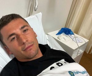Alessandro Lupino in ospedale