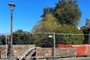 Civita Castellana - Ponte Clementino danneggiato