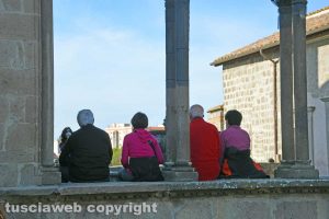 Turisti a Viterbo