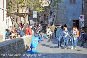 Turisti a Viterbo