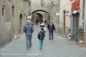 Turisti a Viterbo