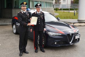 Rieti - Il brigadiere capo Livio De Sanctis lascia il servizio attivo dopo 40 anni