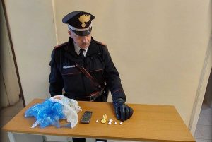 Carabinieri di Collevecchio - La droga sequestrata