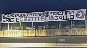 Foibe - Le immagini degli striscioni contro l'iniziativa Anpi inviate da CasaPound